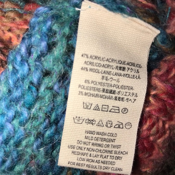 Free People unique loose knit deep V-neck sweater - Picture 9 of 11